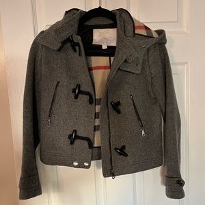 Burberry Children’s (girls) duffle cropped coat size 12yrs